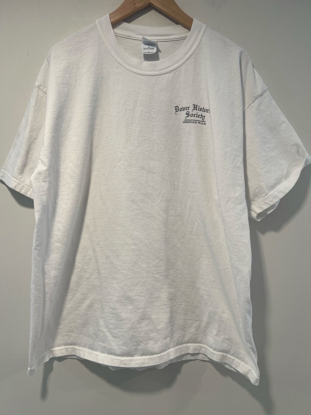 Men's T-Shirt Dover, NH Historical Society Heritage Walk Size XL JL